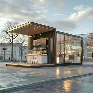 Cochera Metálica con Puerta Corredera de Color Personalizado, Diseño Moderno, Estilo Australiano, para Hogar, Oficina, Campamento, Cafetería, Tienda - Product Image 6