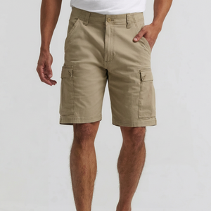 Shorts cargo pour hommes, écologiques, tissés, taille mi-haute, avec logo sur le devant, respirants, séchage rapide, multi-poches, décontractés, utilitaires, pour la randonnée en plein air - Product Image 1