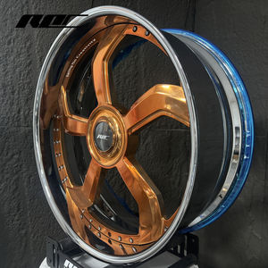 Ruedas Forjadas Roc Custom Rose Gold Smussato de 2 Piezas, DUB 22 <span class=keywords><strong>24</strong></span> 26 30 28 Pulgadas para Cadillac Escalade, <span class=keywords><strong>Monte</strong></span> <span class=keywords><strong>Carlo</strong></span> SS, Benz W222 - Product Image 3