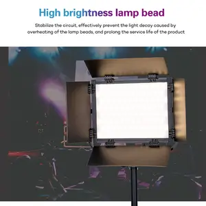 YB-500C Panel RGB Photography Lighting Professional Video Lighting Led Video Studio Lights For Video