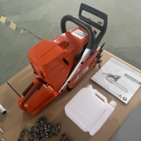 Gergaji Mesin Husqvarna Heavy-Duty 395XP Bensin 4.9KW Bertenaga Gas untuk Penebangan Pohon Besar dan Pemotongan Kayu