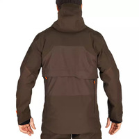 Veste de chasse extérieure professionnelle pour hommes, vêtements d'alpinisme imperméables et coupe-vent avec broderie de style vintage