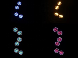 FEIYUEYUE <span class=keywords><strong>DMX</strong></span> Rotating 6x40W COB Retro Light with RGB LED Pixel Ring <span class=keywords><strong>3</strong></span>-Pin <span class=keywords><strong>DMX</strong></span> Interface IP33 Rated for Stage Theater Events - Product Image 5