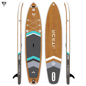 JTRDA personalizado soplado <span class=keywords><strong>de</strong></span> diseño <span class=keywords><strong>de</strong></span> madera <span class=keywords><strong>comprar</strong></span> Stand Up madera Paddle Board inflable SUP Paddle Board con grano <span class=keywords><strong>de</strong></span> madera - Product Image 1