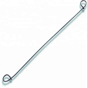 200mm × 1.5mm黒のアネールワイヤートトワイヤー亜鉛メッキ鉄ネクタイワイヤー二重ループタイワイヤーバンドル - Product Image 5