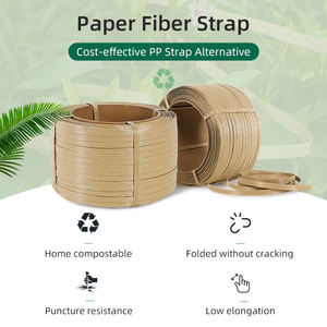 PaperEZ Ruban de sangle recyclable de 12mm Papier en fibre durable Reliure respectueuse de l'environnement pour les applications d'emballage - Product Image 2