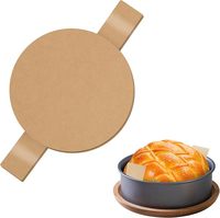 Poignée en parchemin 20,32 cm 100 paquets |   Papier cuisson non blanchi antiadhésif; Bande de cuisson pour pain à la levure; Fours hollandais