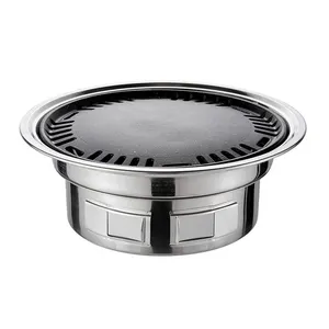 Hot Selling Japanese Korean Restaurant Table Indoor Smokeless Charcoal Barbecue BBQ Grills