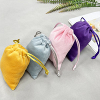 Sac à cordon en velours pour bijoux collier boucles d'oreilles stockage recyclable anti-poussière voyage fournitures de sport emballage emballage de chaussure