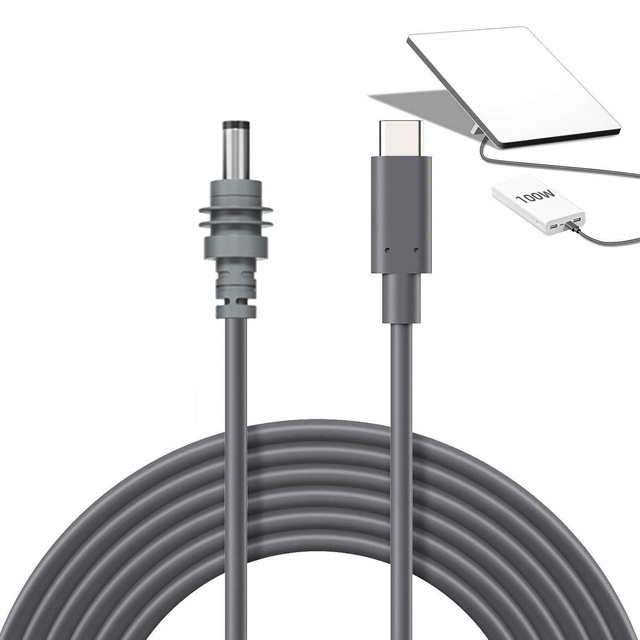 Starlink Mini Replacement Cable, USB-C to DC Barrel Jack Outdoor Cable