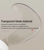 Lustre LED rétractable moderne de 42 pouces Ventilateur de plafond à lames invisibles Style nordique pour la maison Salon Salle à manger Moteur à courant continu