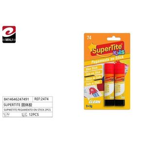 Colla in stick per bambini 9g+9g, pulita e non tossica, per lavori artigianali scolastici - Product Image 3