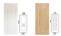 Revêtement de porte décoratif imperméable et résistant à l'humidité, placage de porte intérieure pour la décoration de la maison