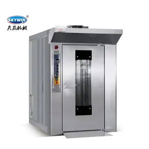 SKYWIN 64 Trays Bakery Machine Roti Bread Oven Rotary Convection Oven Commercial Bakery Rotary Oven