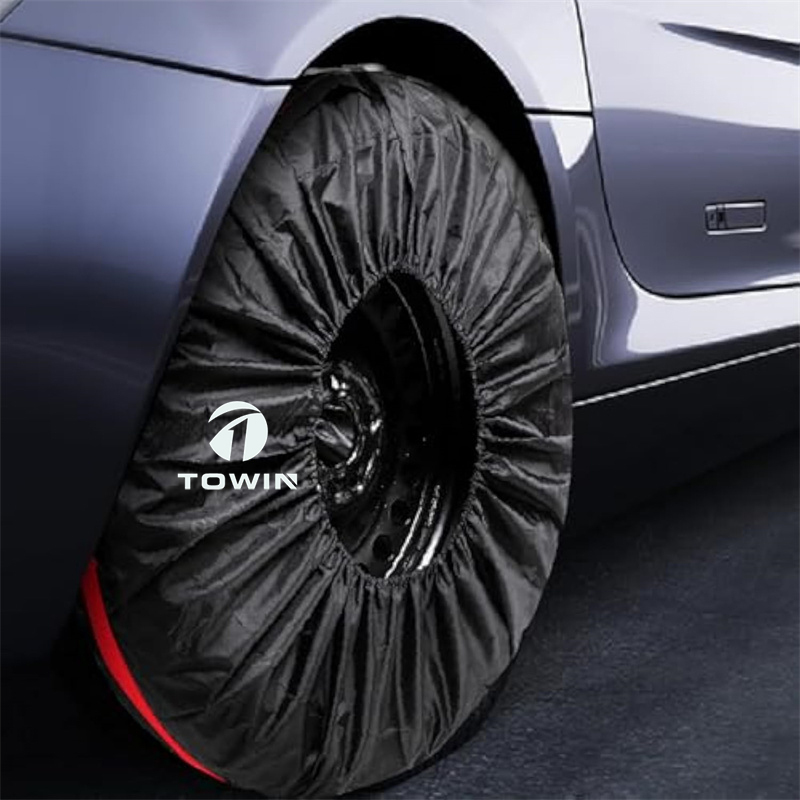 Car Black Silver Spare Tire Tyre
