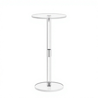 Table Basse Moderne en Acrylique Transparent, Portable, Écologique et Durable, pour Salon – Vente en Gros, Direct Usine, Personnalisable