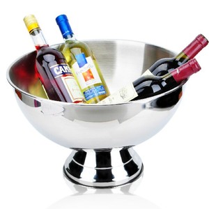 Secchiello per Ghiaccio in Acciaio Inox da 10L, <span class=keywords><strong>Grande</strong></span> Capacità per Champagne e Bevande, Vasche per Bar, KTV, Feste e Raduni Sociali - Product Image 1