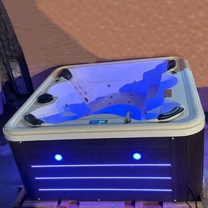 Vendita calda Freestanding moderno Hotel Spa vasca da bagno con idromassaggio per massaggio scolapiatti uso interno/esterno <span class=keywords><strong>Yacuzzi</strong></span> - Product Image 2