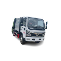 Camion à ordures à transmission manuelle avec moteur diesel léger 4x2 à service personnalisé