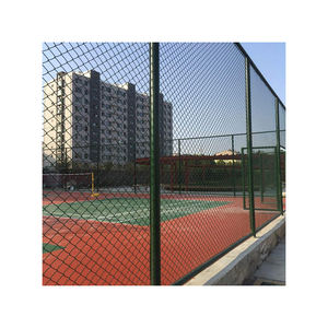 سياج أمان ربط سلسلة حديد ، إنهاء معالج بالحرارة ، مظهر جميل متين للاستخدام في الملاعب الرياضية ، بولي كلوريد الفينيل المغلفة - Product Image 1