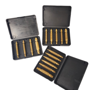 Industrial Grade HSS 4341 Screw Extractor Drill Bit Set Oxide Black Finish for Damaged Broken Bolt <b>Removal</b> Machinery Repair - Product Image 3