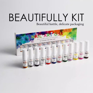 Set de Esmalte de Uñas en Gel de 12 Colores - Kit de Arte de Uñas de Larga Duración con Luz UV LED y Caja de Regalo para Mujeres y Niñas - Product Image 3