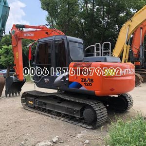 Excavadora Hidráulica de Orugas Usada Hitachi Zaxi 120 de 12 Toneladas, Modelo 2016, Cucharón de 0.6m, Bajo Precio en Venta con Componente de Motor Principal - Product Image 3