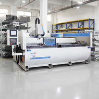 Centre d'usinage CNC haute précision PARKER 4 axes pour le perçage et le fraisage de tubes ronds en aluminium pour la fabrication de fenêtres
