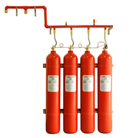 Systèmes d'extinction d'incendie à gaz haute pression FM200/HFC 227ea PRI-SAFETY GQQ120/2.5-PRI Cylindre en acier peint en rouge CCC