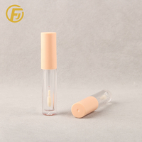 Tube de brillant à lèvres rond transparent, emballage pour tube de couleur à lèvres, échantillon de maquillage, tube vide pour fard à paupières liquide, personnalisation prise en charge