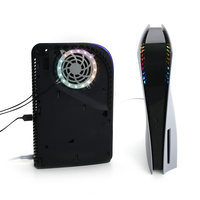 Konsol Game Universal, lampu dekorasi RGB warna-warni lingkaran suasana untuk PS5 /Pro/ramping