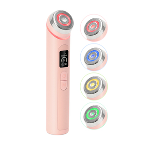 Masseur facial portable à radiofréquence EMS 5 en 1, appareil de raffermissement de la peau à LED - Product Image 3