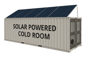 ห้องเย็นภาชนะเก็บความเย็นพลังงานแสงอาทิตย์ราคาประหยัดพร้อมการรับประกัน1ปีใช้งานง่าย - Product Image 2