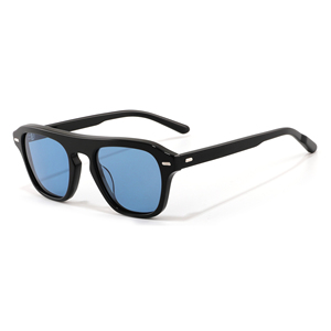 Modern Square Full Rim Sunglasses Solid Black Frame <b>Polycarbonate</b> Lens Anti-Uv & Anti-Blue Light Protection Unisex Adult - Product Image 4