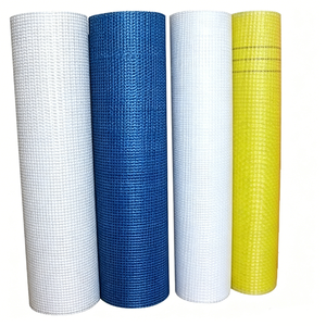 Rouleau de maille en fibre de verre de couleur personnalisée, léger et flexible, pour la construction, l'isolation des murs en plâtre et la décoration - Product Image 1
