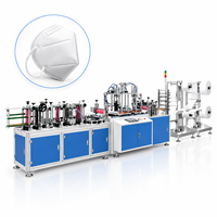 Ligne de production de masques plats non tissés entièrement automatique 220V 1200kg 1 Plus 1 Deheng