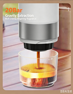 Cafetera Espresso Eléctrica Portátil de Lujo Moderna, Totalmente Automática, con Batería USB, para Acampar, Hacer Senderismo y Actividades al Aire Libre - Product Image 4