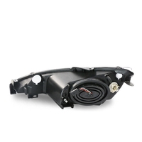 Ensemble de Phares Cerclés Angel Eyes à LED pour Peugeot 206, Modèle 04-08, Modernisation et Amélioration