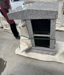 <span class=keywords><strong>Columbarium</strong></span> en granit gris traditionnel européen SW STONE 2 Niche G603 avec porte noire et <span class=keywords><strong>vase</strong></span> pour pierres tombales et <span class=keywords><strong>monuments</strong></span> - Product Image 3