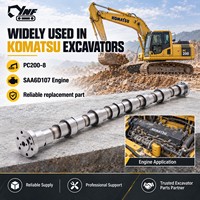 6754-41-1100 Rakitan Camshaft Poros Pengatur Waktu Katup Mesin untuk Excavator Komatsu PC200-8 SAA6D107E Mesin Diesel