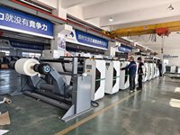 Demande d'informations sur la machine d'impression flexographique de type unitaire, presse flexo multicolore en ligne pour l'impression de gobelets et de sacs en papier