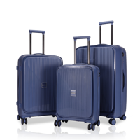 Ensemble de valises rigides OMASKA Custom Spinner à 4 roues, 20, 24 et 28 pouces, résistantes à l'eau, en PP, pour voyages d'affaires