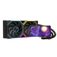 Refroidisseur de processeur Jungle Leopard Proflow 360 240 haute performance noir et blanc, roulement à fluide en aluminium, LED RVB réglable, silencieux 30dBA
