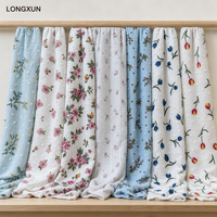 Tissu Jacquard 100% Coton Imprimé à Motifs Floraux, Tissé, pour Chemises, Jupes, Robes – Tissu Personnalisé Tissé et Découpé en Gros