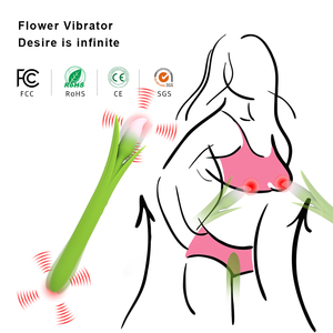 Vrouwelijke Multifunctionele Siliconen Dildo Vibrator Volwassen Producten Clitorale Vagina Masturbatie Rose Seksspeeltjesdoos Voor Vrouwen - Product Image 2