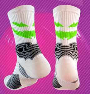 Devil Smile Basketball Chaussettes de haute qualité Long Barrel <span class=keywords><strong>Taille</strong></span> haute Serviette épaisse Bas Logo personnalisé Chaussettes de sport Outwear - Product Image 6