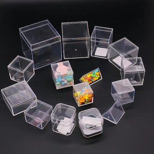 אקריליק שקוף תיבת תצוגה, מותאם אישית אורגני זכוכית שקוף קלטת כיסוי, חותמת אחסון תצוגת תיבת קלטת הזזה כיסוי - Product Image 4