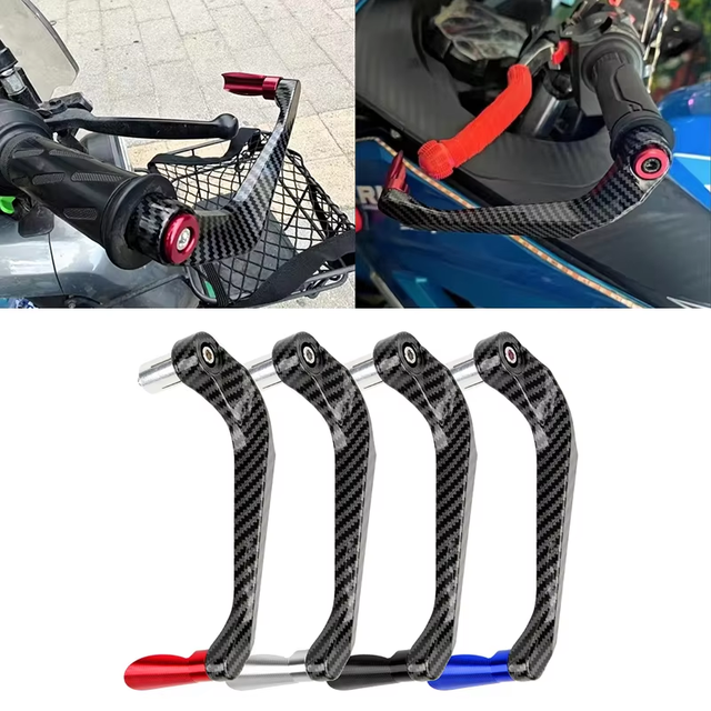 Motorcycle Modification Accessories Carbon Fiber Pattern Handguards for Off-Road Riding