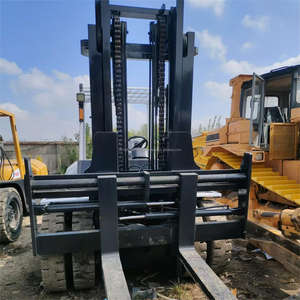 Carretilla elevadora usada de 10 toneladas, carretilla elevadora diésel japonesa TCM FD100 con motor ISUZU a la venta, carretilla elevadora de horquilla - Product Image 5