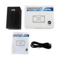 BAANOOL COBAN Mini Rastreador GPS 408A 4G 3G 2G Impermeable con Batería de Larga Duración, Localizador LBS para Coche, Montaje en Salpicadero, Sin Imán, Contenedor